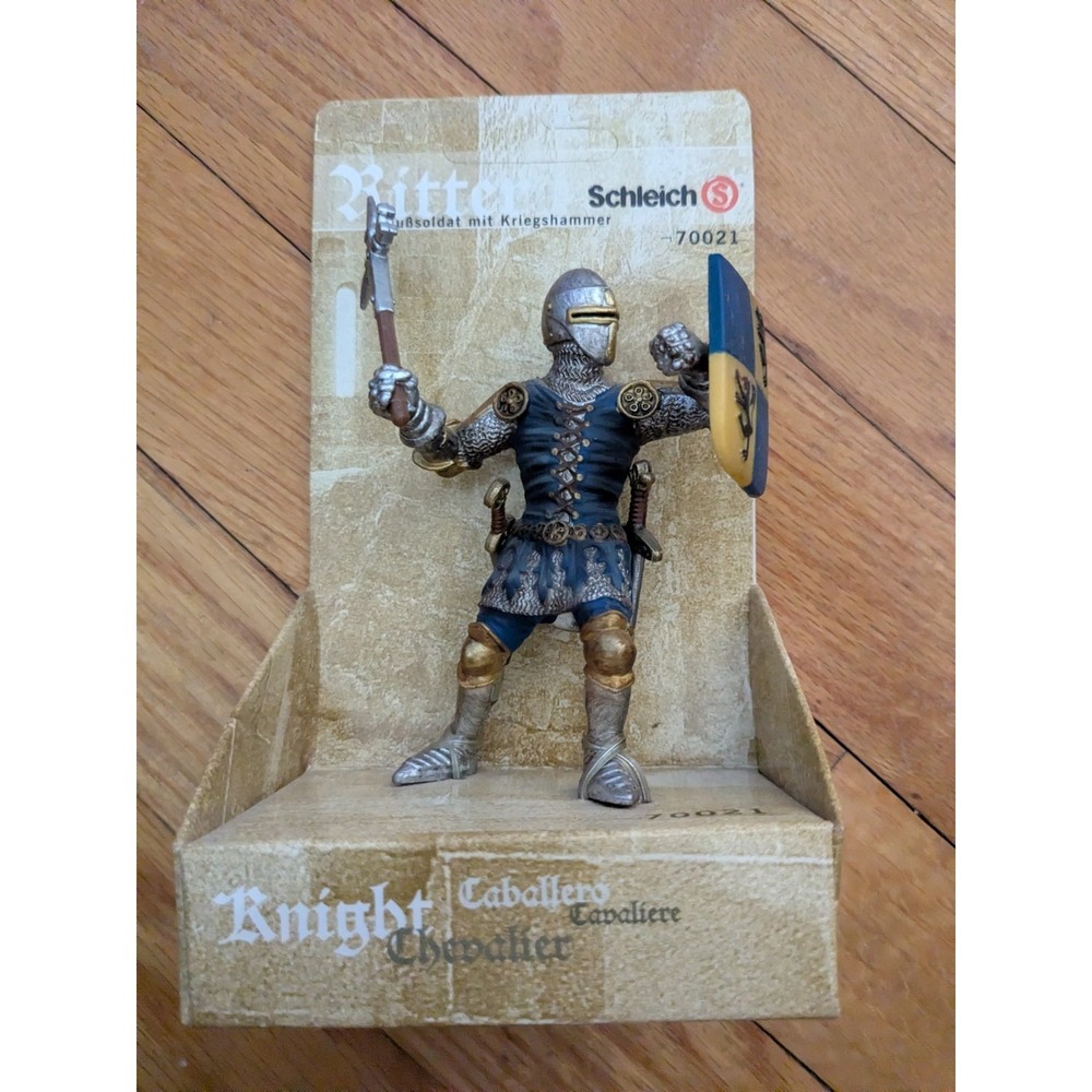Ritter Schleich Knight Foot Soldier with War Hammer No 70021 - New in Box